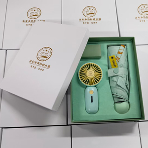 DD3460 Mini parapluie compact avec ventilateur, logo personnalisé, ensemble de 5 parapluies pliables, protection UV professionnelle, idéal pour les cadeaux promotionnels - Product Image 5