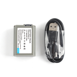 สำหรับกล้อง <span class=keywords><strong>Sony</strong></span> A7 A6000 <span class=keywords><strong>NEX</strong></span> Series USB-C แบตเตอรี่ลิเธียมไอออนแบบชาร์จไฟได้1080mAh ชนิด C - Product Image 1