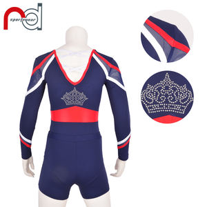 जयकार टीम पहनें कस्टम कपड़े गुणवत्ता स्फटिक युवा चियरलीडिंग कॉस्टयूम वर्दी - Product Image 6