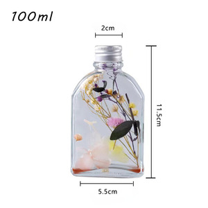 Vente en gros de parfum de maison parfum naturel <span class=keywords><strong>bouteille</strong></span> en verre conservée herbier <span class=keywords><strong>bouteille</strong></span> en verre pour décoration florale - Product Image 5