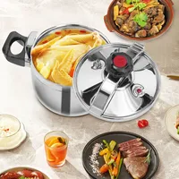 Cuisinière à pression multifonctionnelle en acier inoxydable 5/7L, anti-explosion, pour la cuisine et la maison