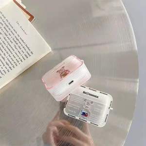 Sans fil En Caoutchouc De Silicone De <span class=keywords><strong>Dessin</strong></span> Animé Mignon Ours Bling Écouteur Housse Pour <span class=keywords><strong>Airpods</strong></span> 1 2 pro 3 - Product Image 3