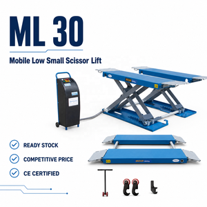Sollevatore a Forbice Portatile da 3 Tonnellate ML30, Sollevatore Idraulico Mobile per Autofficina - Product Image 1