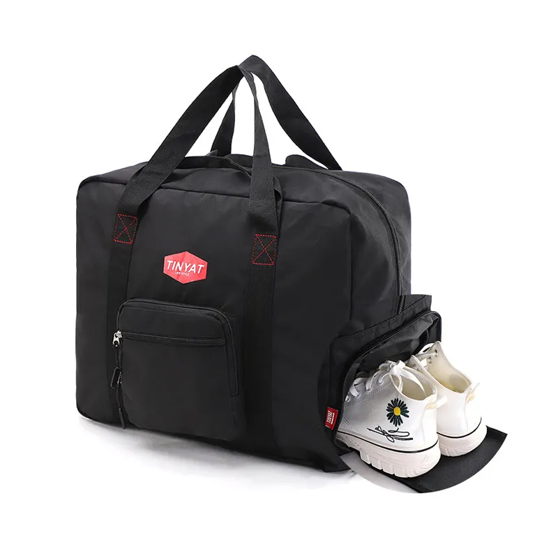 Portable travel men short-distance business trip waterproof luggage duffel bag women large folding storage bag