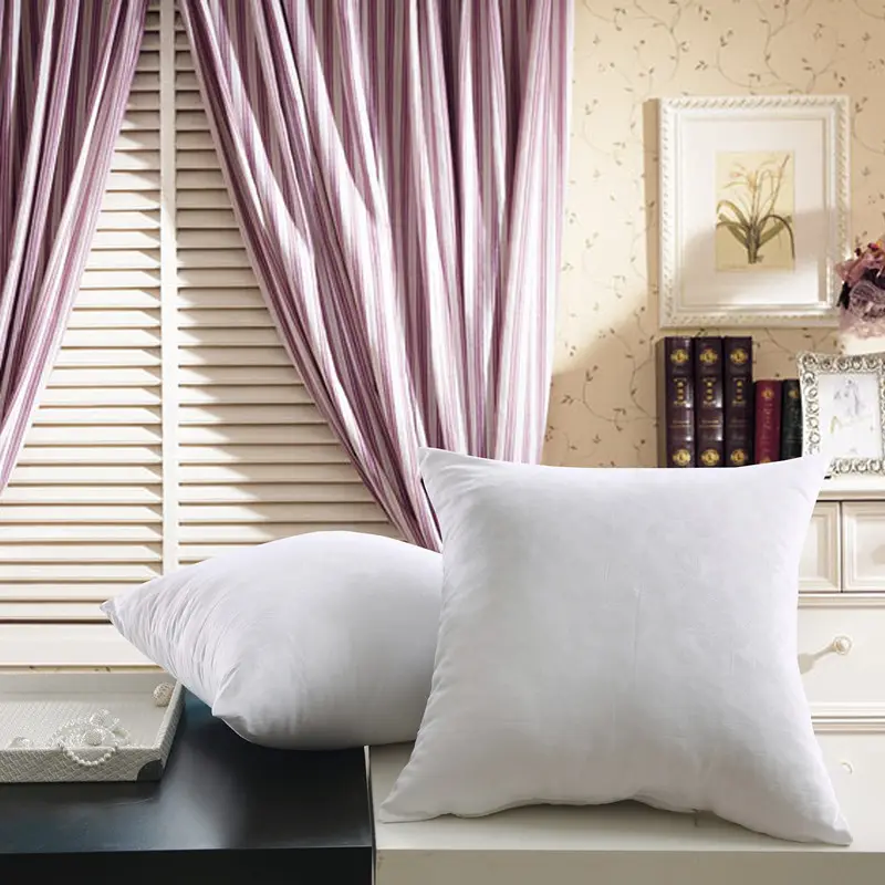 Cojín decorativo para cama y sofá, insertos de cama para interior, 50x50, venta al por mayor