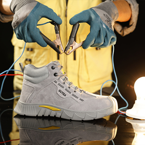 Chaussures de travail isolées antistatiques 10KV, résistantes aux perforations, avec embout composite pour les agents de station-service - Product Image 6