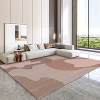 Tapis et carpettes personnalisés pour salon et chambre à coucher, tapis rose bohème