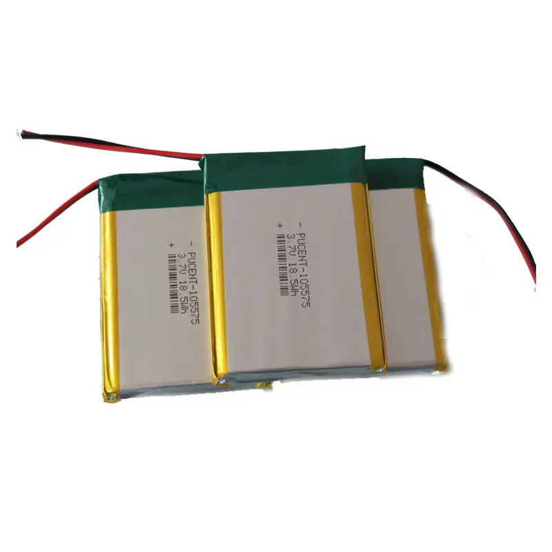 Chất Lượng Cao Liion Pin 3.7V 18.5wh 105575 Lipo Pin 5000MAh Có Thể Sạc Lại Polymer Lithium Ion Battery