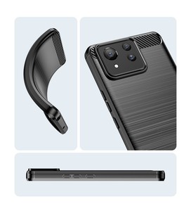 Coque de luxe en TPU souple pour <span class=keywords><strong>LG</strong></span> V60 ThinQ Q51 K41S V30 Plus K40 K22, coque de protection avec Texture en Fiber de carbone, coque arrière de protection - Product Image 2