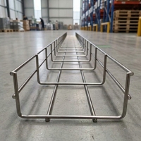 Bandeja de Cables de Malla Metálica, Estructura Abierta, Disipación Rápida de Calor para Cableado de Centros de Datos y Salas de Servidores, Materiales Personalizados Disponibles