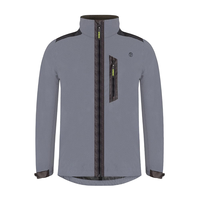 Proviz Veste de cyclisme imperméable Reflect360 Plus pour homme Veste de pluie réfléchissante haute visibilité avec col montant pour les cyclistes