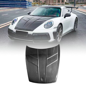 เครื่องดูดควันคาร์บอนหน้าสำหรับ PORSCHE 911 992 S 4S Turbo S ZL ปรับปรุงสภาพรถสปอร์ตแบบใหม่ - Product Image 1