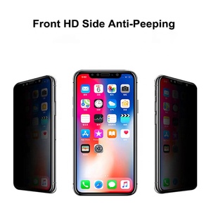Avant HD Côté Anti-Voyeur Écran Protecteur Pour <span class=keywords><strong>Iphone</strong></span> 11 anti-empreintes digitales 9H Verre Trempé Pour <span class=keywords><strong>Iphone</strong></span> 11 pro - Product Image 2