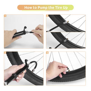 Kit de réparation de pneus de vélo TL30, pompe multi-outils en alliage avec kit de patchs pour vélos de route et de montagne - Product Image 2