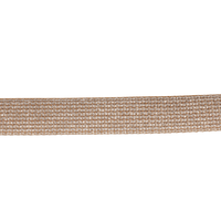 Ruban métallique Lurex brillant or et argent 25-38mm en polyester, directement de l'usine, pour sangle de sac et ceinture de mode
