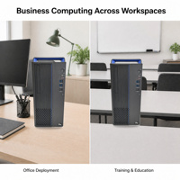 İş Amaçlı Özel Tasarım Masaüstü Bilgisayar Hygon 3350 Sekiz Çekirdekli 3.0GHz 16GB RAM 256GB M.2 NVMe SSD 2GB GPU 23.8 İnç Monitör USB Klavye ve Mouse