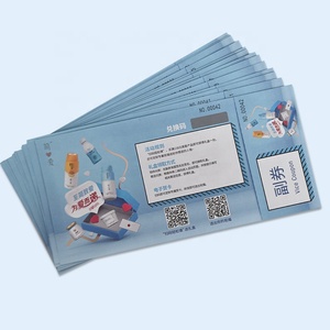 Tickets <span class=keywords><strong>d</strong></span>'entrée en papier personnalisés en gros de haute qualité avec impression personnalisée, format A6 - Product Image 6