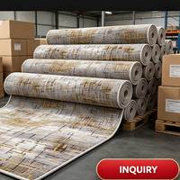 Alfombra Comercial Personalizada con Diseño Abstracto de Cuadrícula en Gris Dorado, para Oficinas, Hoteles, Vestíbulos, Proyectos, Alfombras para Sala de Estar, Alfombras Grandes