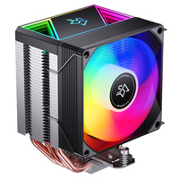 Refroidisseur CPU RGB SNOWMAN Factory Direct, 4 caloducs, TDP 150W pour Intel LGA1700/1366/1200/115X AMD AM4/AM5, refroidisseur de boîtier PC