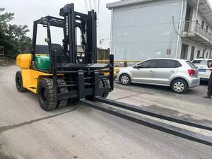 <b>Used</b> Kom-atsu FD70 Diesel Forklift, Original Japan 7 Ton Counterbalance Lift Truck For Port & Factory Heavy <b>Pallet</b> Handling - Product Image 1