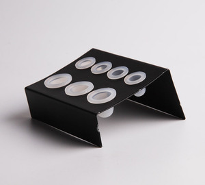 Stainless Steel 7 Holes Tattoo Ink Cup <b>Holder</b> Custom Logo Iron Color Cup Stand - Product Image 3