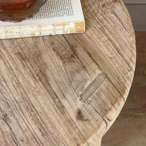 Modern Reclaimed Wood Side <b>Table</b> Solid Wood Nightstands Handcrafted Convertible Home Furniture Bedroom Living Room Outdoor KAMAL - Product Image 3
