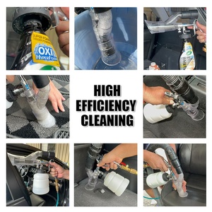 Lematec Turbo Air Car Cleaning Gun 1000Ml Foam Pressure <b>Spray</b> Blowing Vacuum Car Body <b>Cleaner</b> Professional Design - Product Image 5