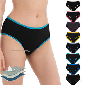 Culottes menstruelles imperméables à 3 couches pour femmes, sous-vêtements menstruels à haute absorption, slips physiologiques respirants, culottes de protection - Product Image 1