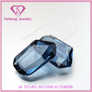 พลอยพลอยทัวร์มาลีนสังเคราะห์20มม. พลอยสีชมพูอเมทิสต์สีส้มเหลือง - Product Image 2