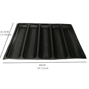 Nouvelle Moule à Baguettes Françaises Classique 5 Emplacements en Silicone Antiadhésif Perforée pour la Cuisson à Domicile, en Cuisine ou lors de Fêtes – Facile à Utiliser, Forme Rectangulaire - Product Image 2