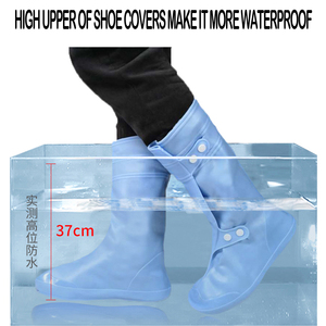 Anti-Slip Riutilizzabile Scarpa <span class=keywords><strong>Pioggia</strong></span> Copre <span class=keywords><strong>Scarpe</strong></span> Impermeabili Delle Donne Degli Uomini di <span class=keywords><strong>Scarpe</strong></span> Soprascarpe - Product Image 4