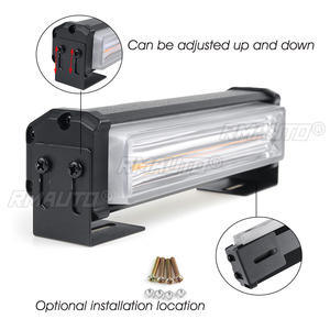 2/4 Piezas, 40W, 12V, 24V, Luz LED COB para Parrilla Delantera de Coche, Luz de Advertencia, Mini Luz Estroboscópica LED de Emergencia para Jeep, Camión, Remolque, Autobús, Furgoneta - Product Image 3