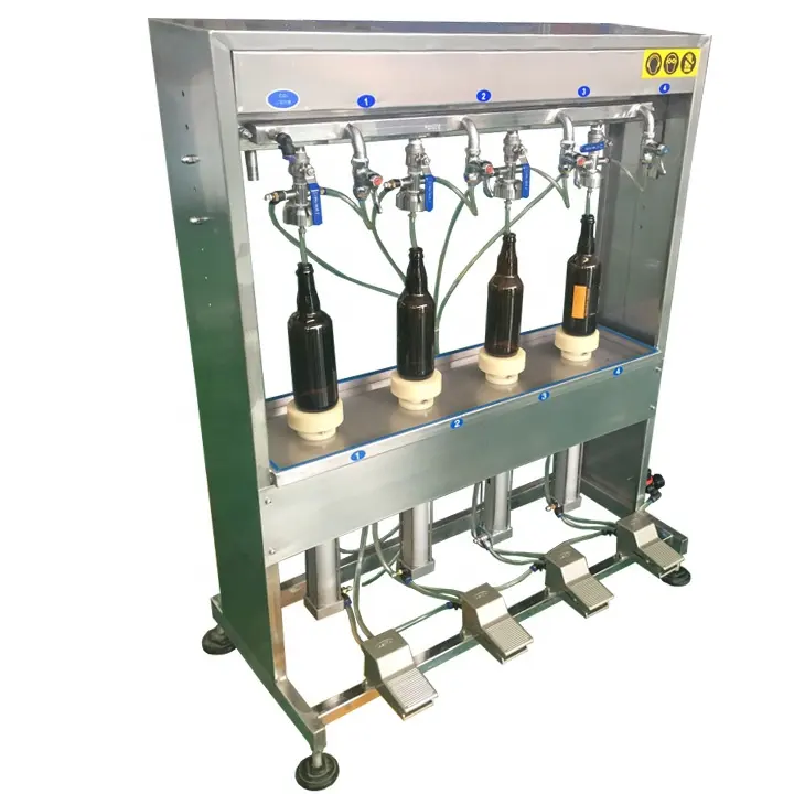 Otomatik bira doldurma makinesi bira şişe doldurma makinesi yüksek çıkış bira ekipmanı bira fabrikası için ucuz fiyat ile