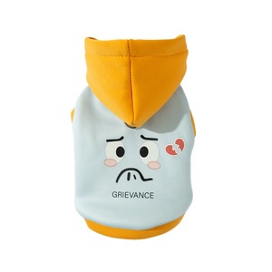 Otoño Invierno nuevo suéter de cachorro 25 años de edad lindo oso de peluche expresión terciopelo fino cálido ropa para mascotas para perros impreso poliéster - Product Image 5
