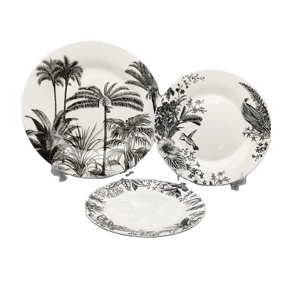 Piatti Quadrati in Ceramica di Alta Qualità, Articoli in Porcellana Classica, Prodotti per la Tavola Molto Richiesti in Turchia - Product Image 1