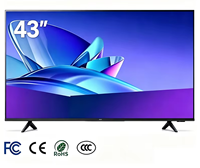 Produsen TV Pintar 43 Inci Terlaris DVB-T2 Smart LED Android Televisi SKD CKD Tersedia di Asia Tenggara & Amerika Selatan