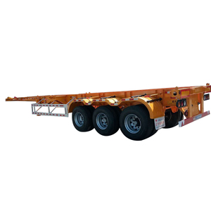 Venta caliente contenedor semi remolque esqueleto remolque para transporte portuario - Product Image 5