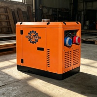 Generador Diésel Súper Silencioso de 10KVA 12KVA, Generador Eléctrico Diésel Insonorizado Pequeño de 8KVA 5KVA, Refrigerado por Aire, Precio de Fábrica ecoflow