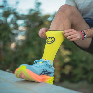 Haute Qualité Élastique Conception Personnalisée Logo <span class=keywords><strong>Compression</strong></span> <span class=keywords><strong>Trail</strong></span> Running Chaussettes Aero Cyclisme Chaussettes Professionnel Sports Player Chaussettes Hommes - Product Image 2