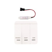 Contrôleur d'éclairage en cours d'exécution Smart LED Strip Lights SMD 2835 DC24V WS2811 126Leds/M 8mm LED Strip Light Dimmer