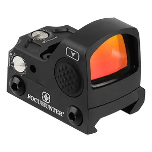 FOCUHUNTER 2023 New Hunting Shake Awake And Automatic Shutdown Red Dot Sight Tactical 1000G Shockproof 1X22 Red Dot Sight Scope