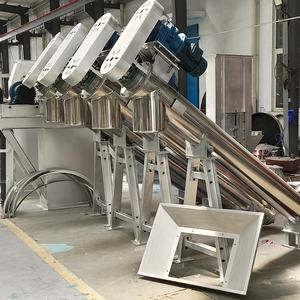 สแตนเลสเคมีเม็ดยาสูบผงป้อนท่อพลาสติกเม็ดสว่านเปียกขนาดเล็กยืดหยุ่นสกรูสายพานลําเลียง - Product Image 6