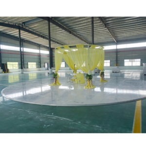 Silver Aluminum Telescopic Wedding Round Pipe and Drape Support <b>Stand</b> - Product Image 5