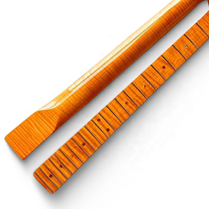 Hot SaleCustom 22 Fret Vintage TL <b>Guitar</b> Neck Flame Maple <b>Guitar</b> Neck for <b>Guitar</b> Parts - Product Image 1
