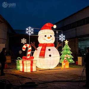 Premio fatto a mano renna incandescente decorazione-LED renna lanterna per decorazioni natalizie all'aperto e decorazione - Product Image 5