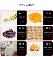 Gedroogde Fruitverwerkingsmachine Vriesdroger Machine Drogen Industriële Voedsel Dehydrator Groentedroger Verstrekt