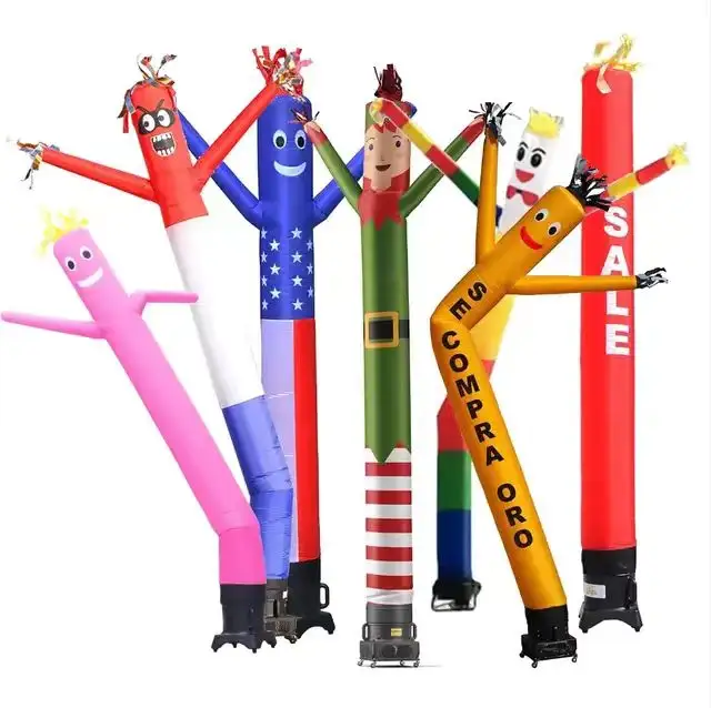 Sopro exterior personalizado Decor Plain Air Tube Man Publicidade Inflatables