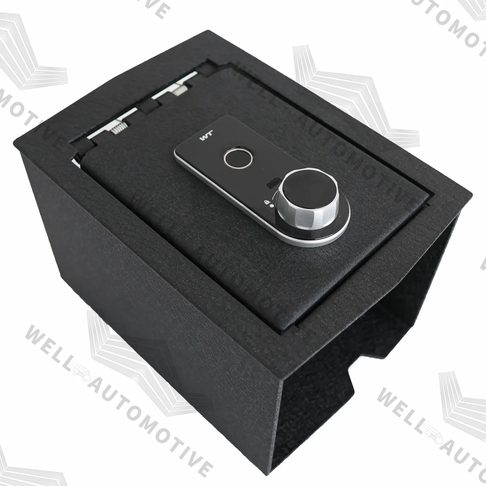 Subaru Aohu 2015-2020 के लिए केंद्र कंसोल फिंगरप्रिंट आपातकालीन ताला काले सुरक्षित बॉक्स