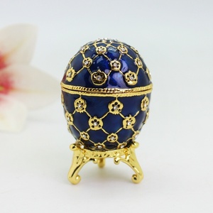 Boîte à Œufs en Métal Émaillé Premium SHINNYGIFTS - Mini <span class=keywords><strong>Porte</strong></span>-Bijoux Souvenir Décoration Artistique - Product Image 6