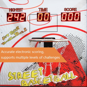 Máquina de <span class=keywords><strong>Juego</strong></span> Arcade, Máquina de Baloncesto de Calle para Interiores, Máquina de Baloncesto Crazy <span class=keywords><strong>Hoop</strong></span>, Juegos que Funcionan con Monedas - Product Image 4